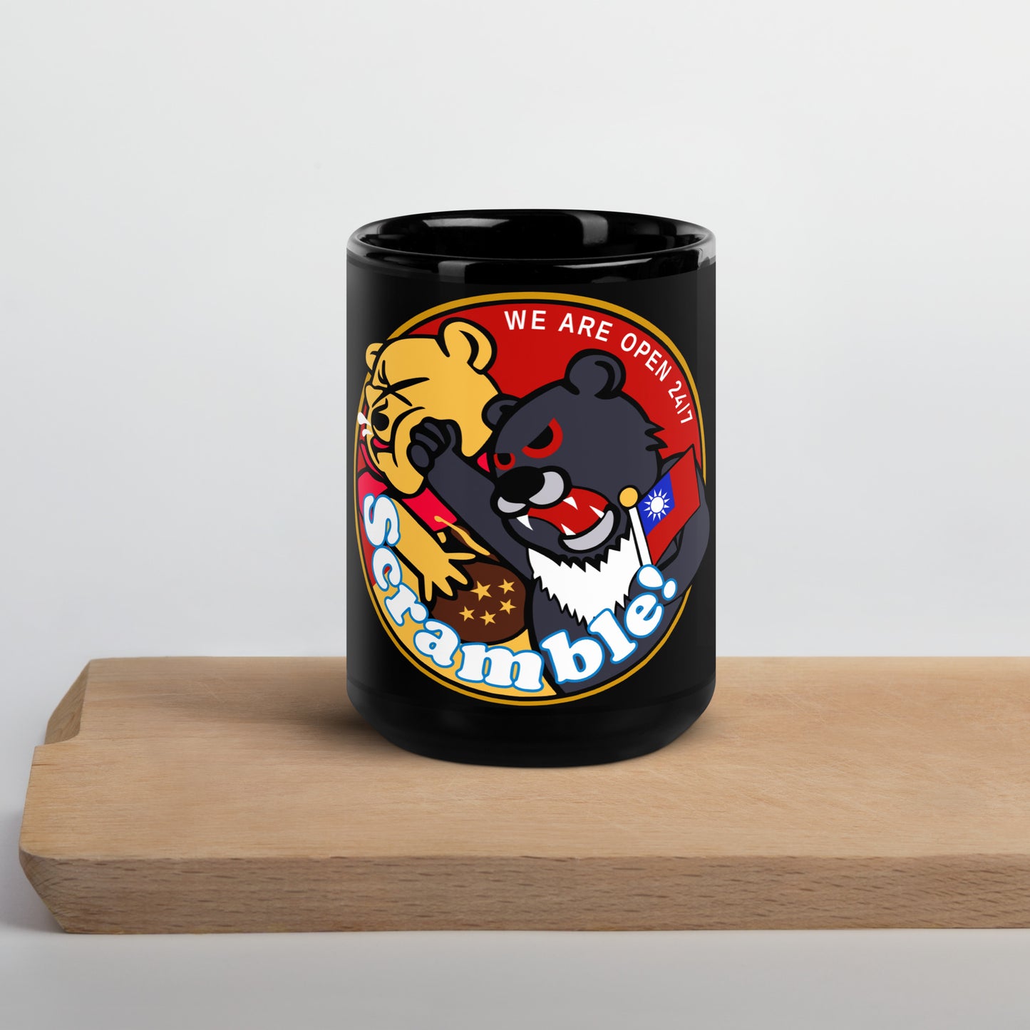 Black Glossy Mug